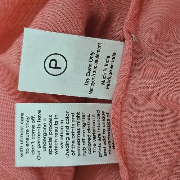 Hemant & Nandita Roop Pink Maxi Dress Size XL - Picture 14 of 14